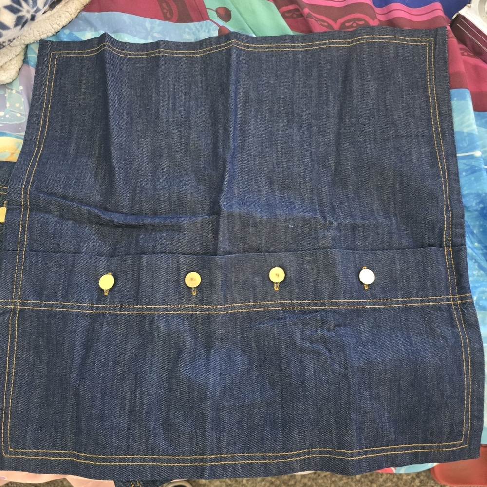 3 Ikea Pillow Covers 20x20 Blue Denim - Picture 2 of 3
